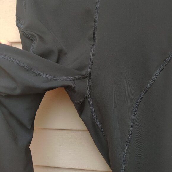 Champion C9 Black Performance Leggings Perforated Pocket Reflective Stripe - Picture 5 of 13